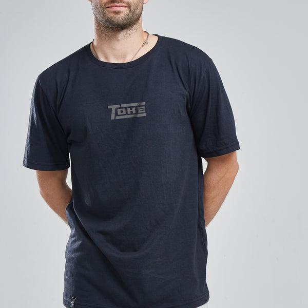 Polera Hombre Negra Manga Corta Classic