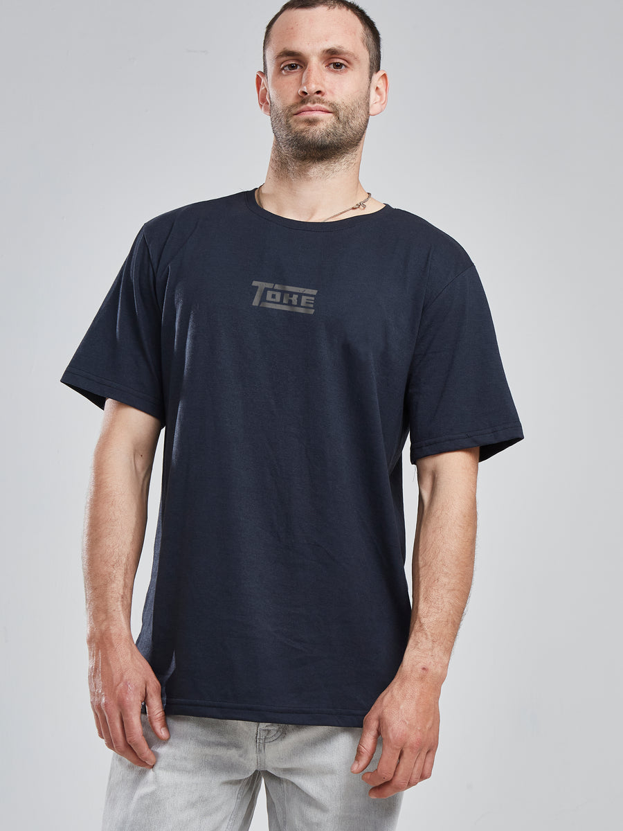 Polera Hombre Negra Manga Corta Classic
