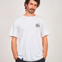 Polera Blanca Manga Corta Malibu