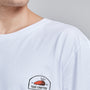 Polera Hombre Blanca Manga Corta Crafted