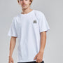 Polera Hombre Blanca Manga Corta Custom
