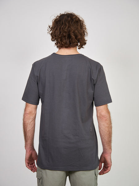 Polera Gris Oscuro Hombre Moto