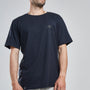 Polera Hombre Negro Manga Corta Waves