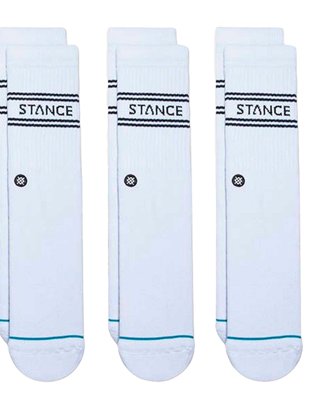 Calcetines Blancos Crew Pack 3