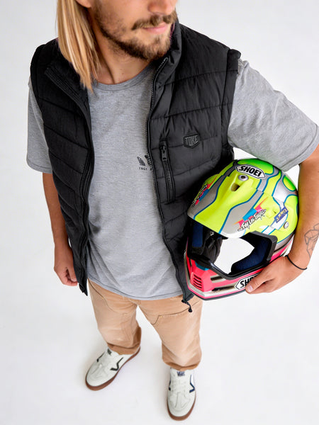 Chaqueta Sin Mangas Hombre Negro Guzzi