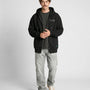 Poleron Full Zipper Negro Hombre Fuel
