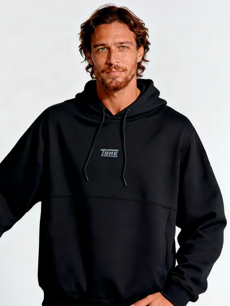 Poleron Hombre Hoodie Negro