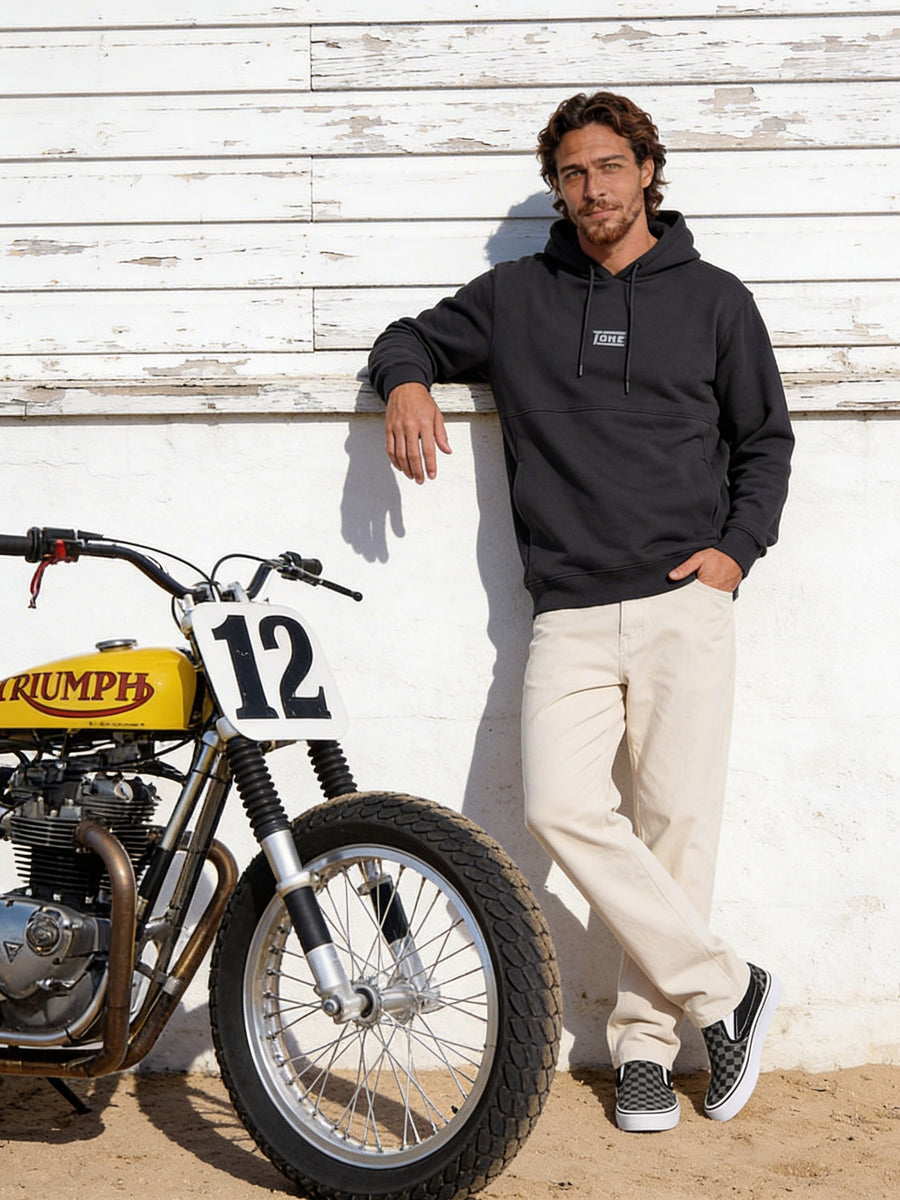 Poleron Hombre Hoodie Negro