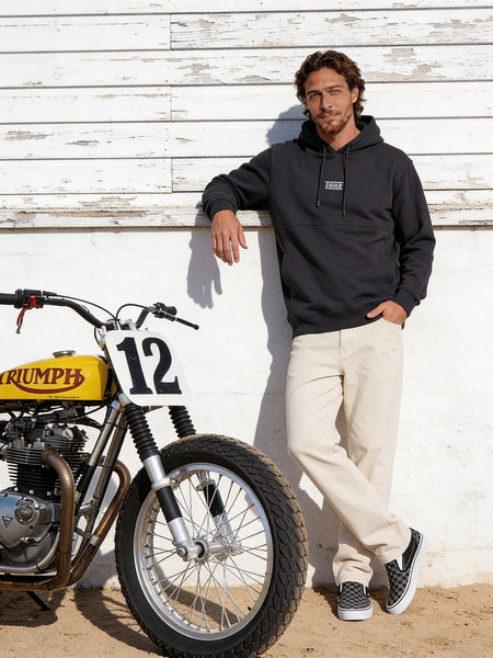 Poleron Hombre Hoodie Negro