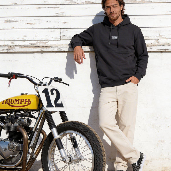 Poleron Hombre Hoodie Negro