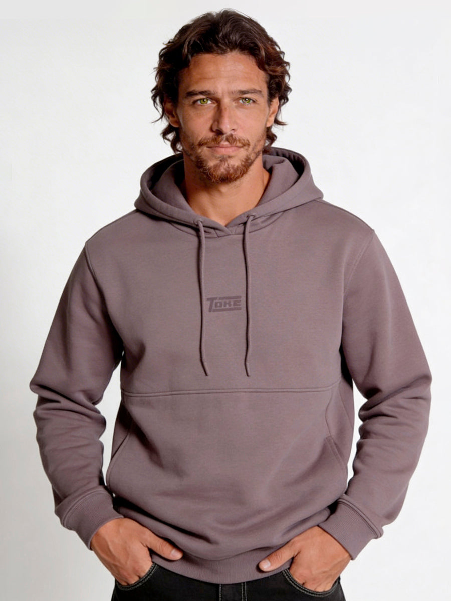 Poleron Hombre Hoodie Burdeo