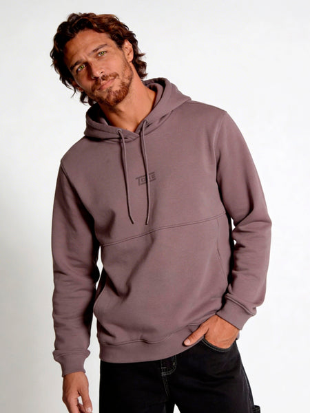 Poleron Hombre Hoodie Burdeo