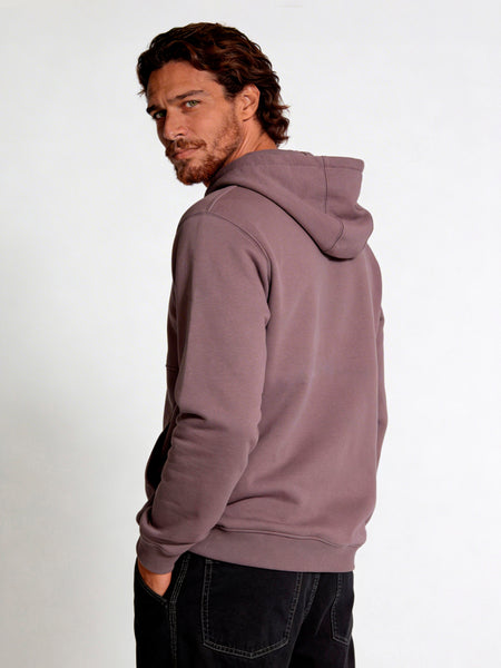 Poleron Hombre Hoodie Burdeo