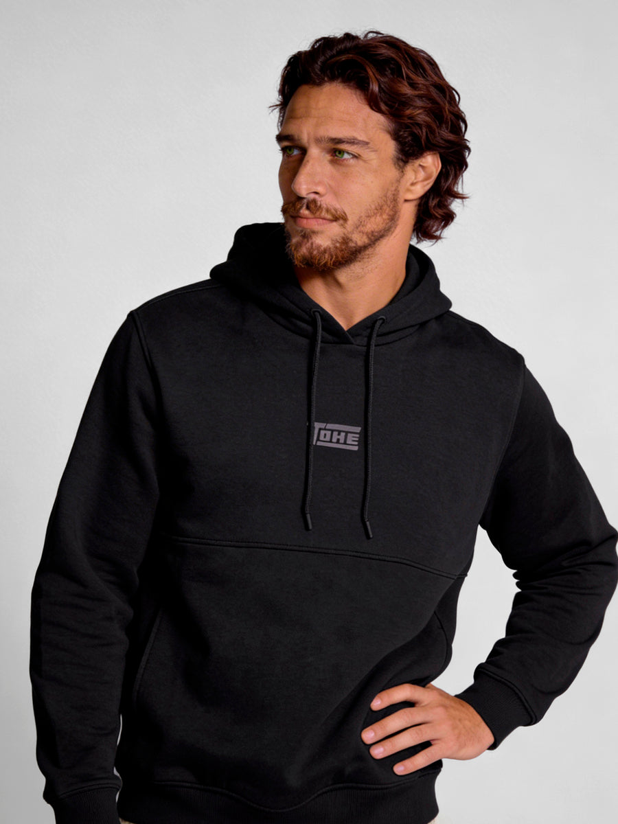 Poleron Hombre Hoodie Negro