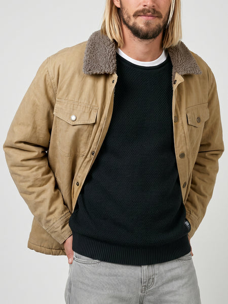 Chaqueta Beige Hombre Wax