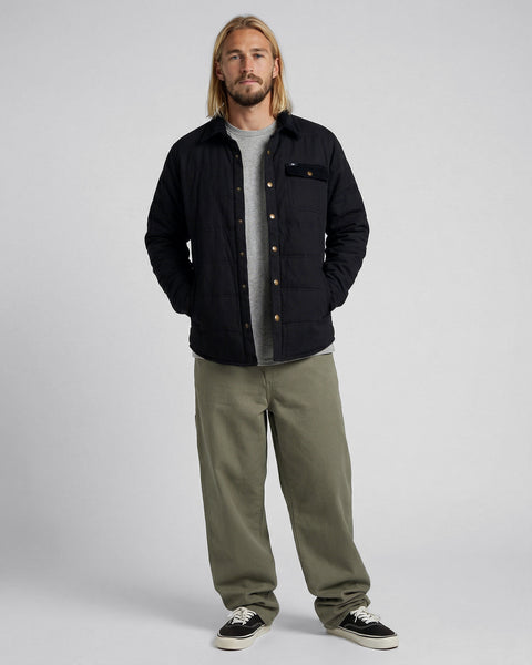 Chaqueta Negra Hombre Canvas Monkey