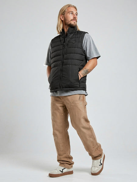 Chaqueta Sin Mangas Hombre Negro Guzzi