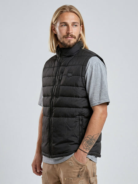 Chaqueta Sin Mangas Hombre Negro Guzzi