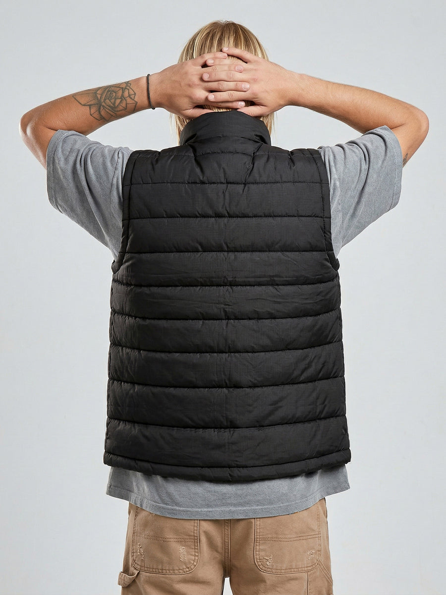 Chaqueta Sin Mangas Hombre Negro Guzzi