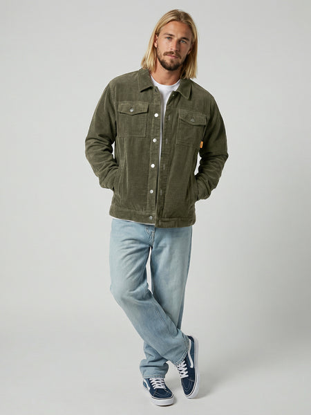 Chaqueta Hombre Cotelé Verde Classic