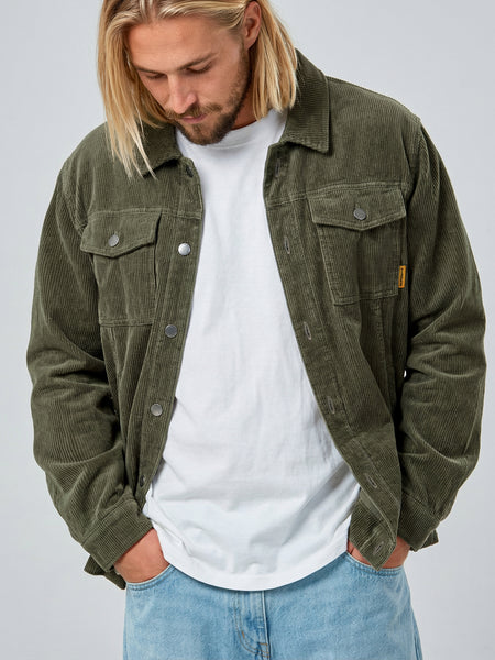 Chaqueta Hombre Cotelé Verde Classic