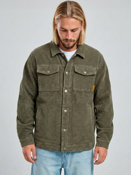 Chaqueta Hombre Cotelé Verde Classic