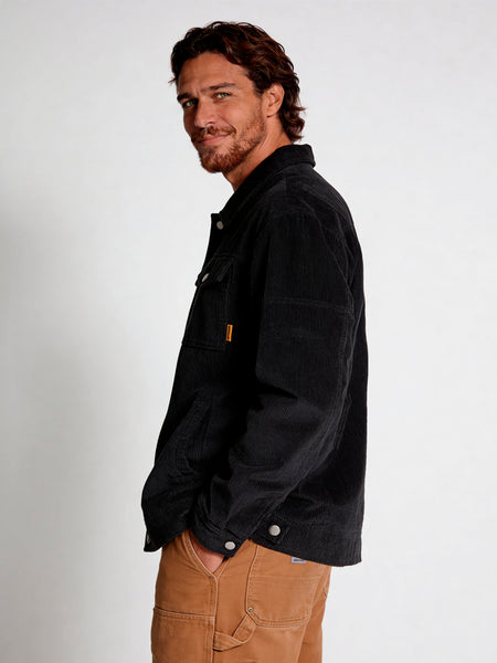 Chaqueta Hombre Cotelé Negra Classic