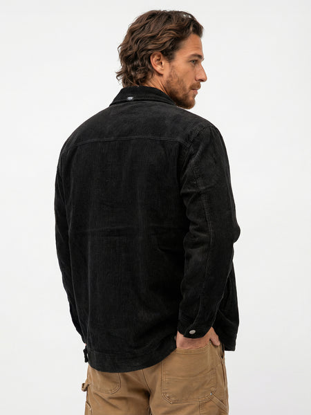 Chaqueta Hombre Cotelé Negra Classic