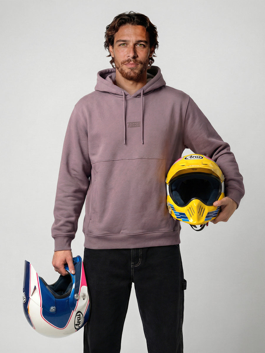 Poleron Hombre Hoodie Burdeo