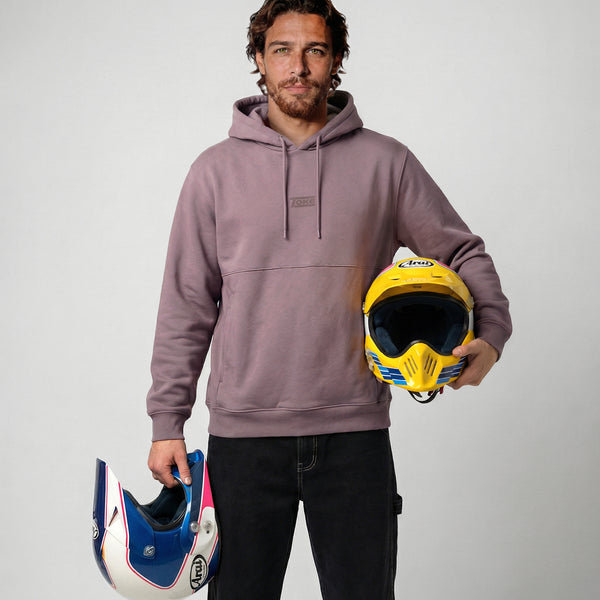 Poleron Hombre Hoodie Burdeo