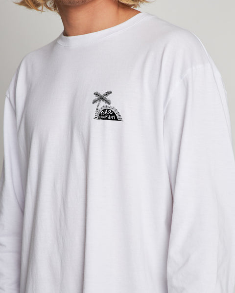 Polera Blanca Manga Larga Company