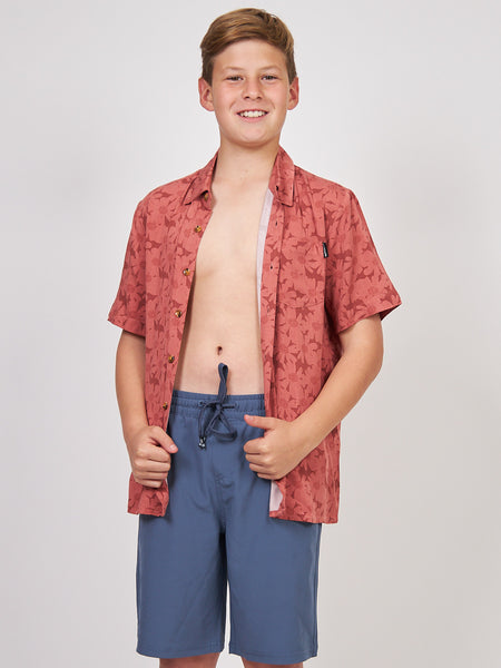 Camisa Roja Print Niño