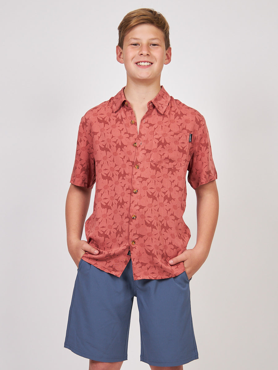 Camisa Roja Print Niño