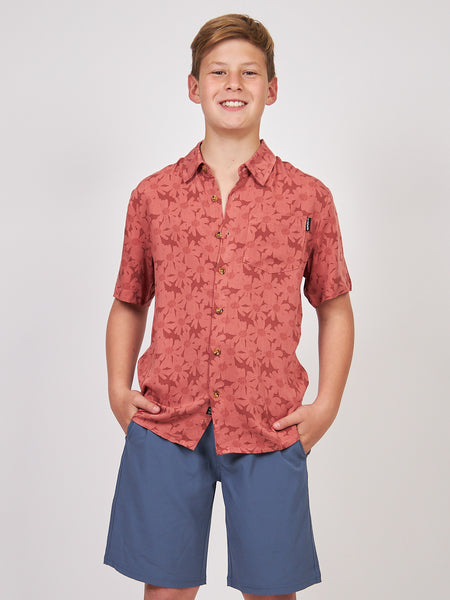 Camisa Roja Print Niño