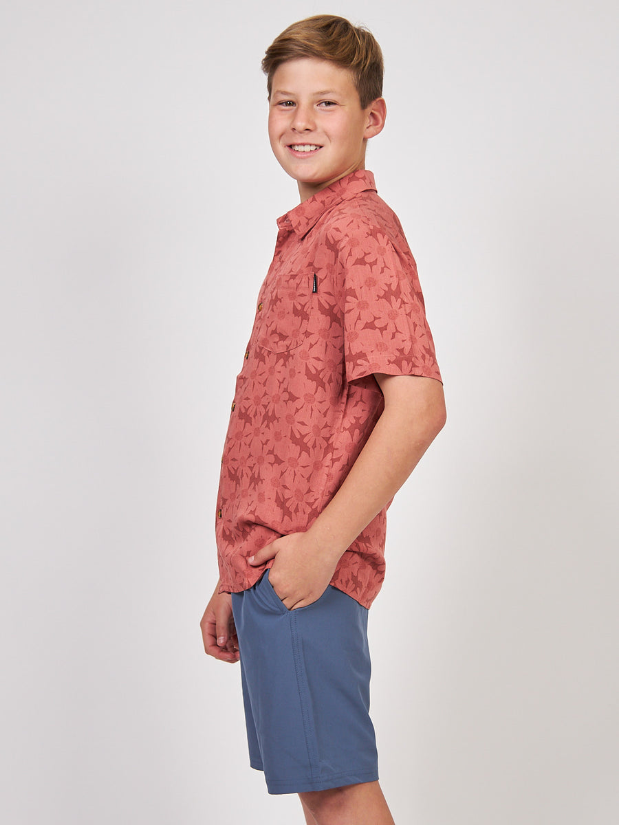 Camisa Roja Print Niño