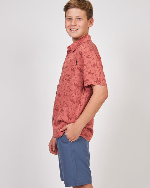 Camisa Roja Print Niño