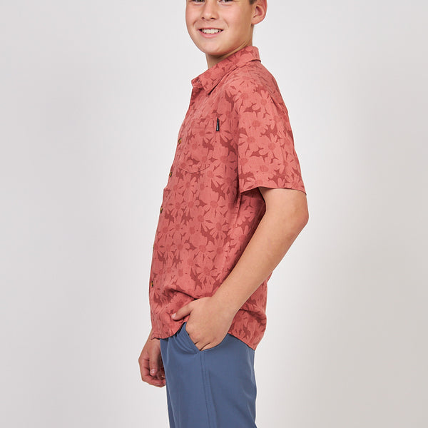 Camisa Roja Print Niño