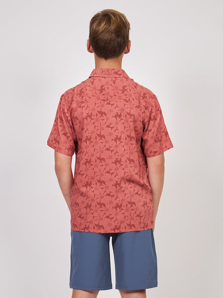 Camisa Roja Print Niño