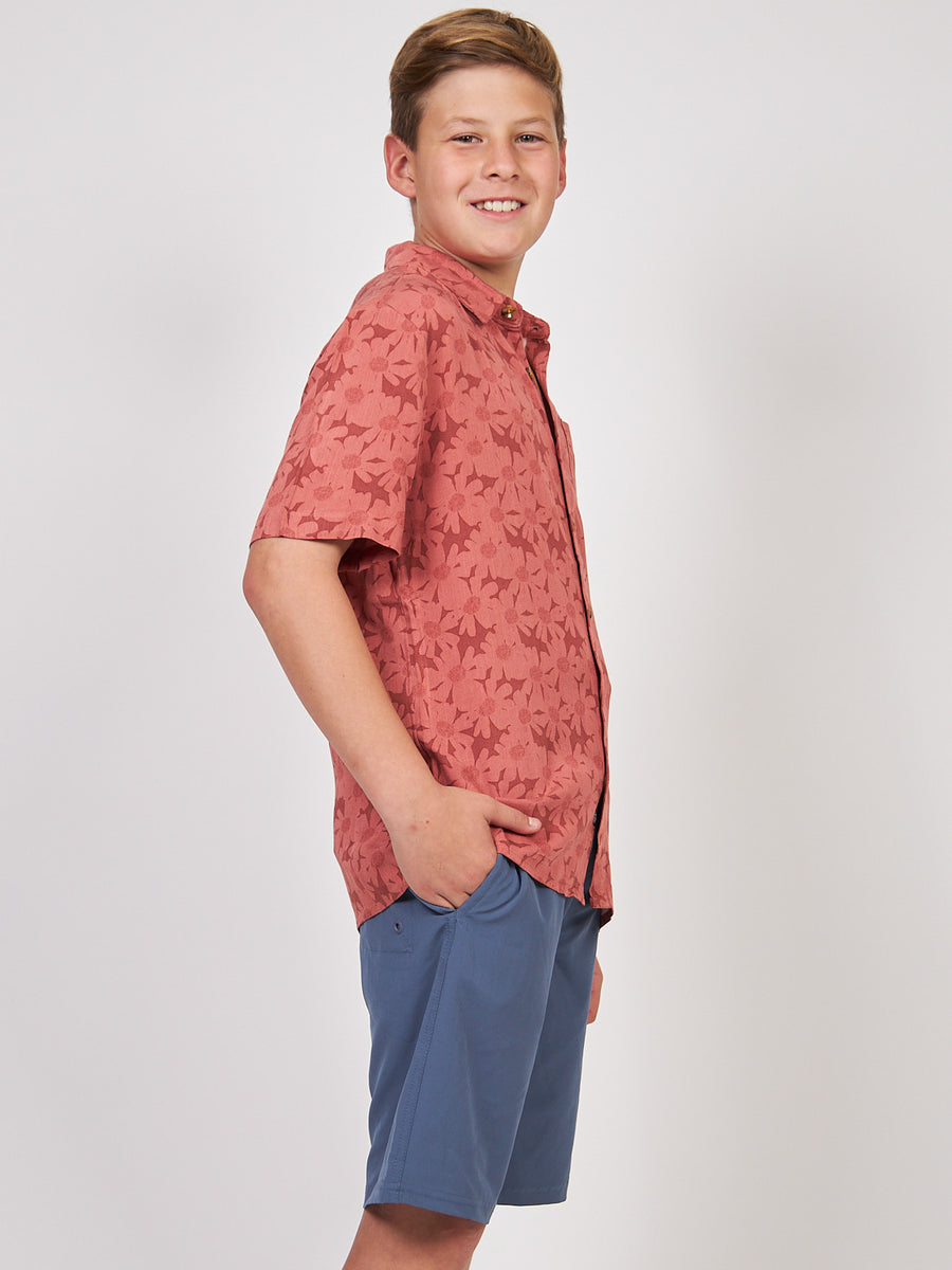 Camisa Roja Print Niño