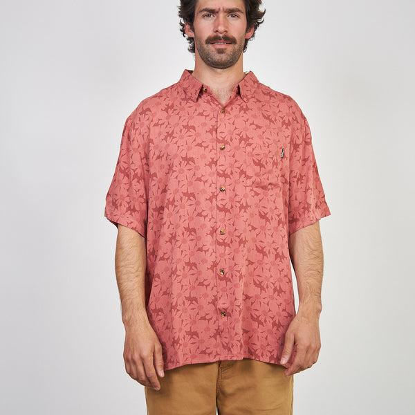 Camisa Roja Hombre Print