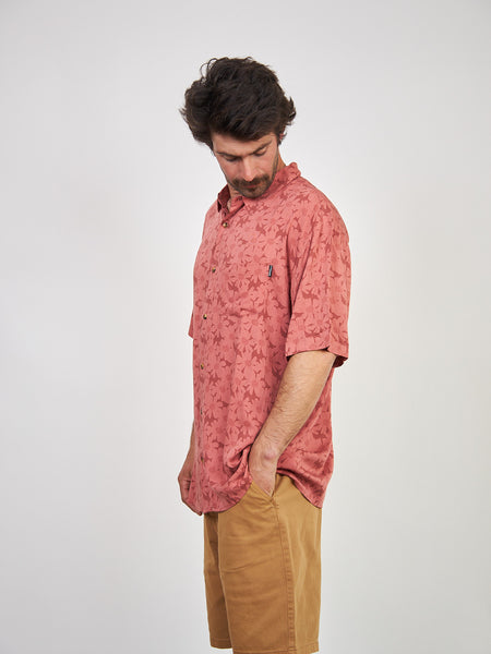 Camisa Roja Hombre Print