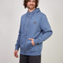 Poleron Azul Hombre Full Zipper