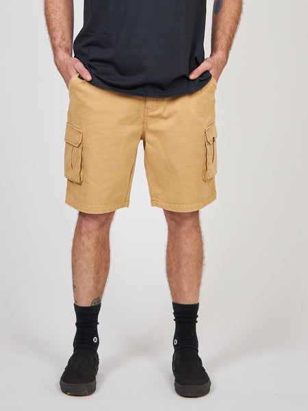 Short Beige Hombre Cargo