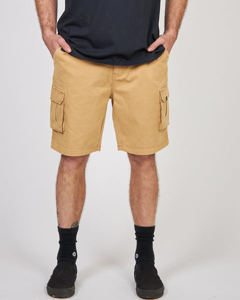 Short Beige Hombre Cargo