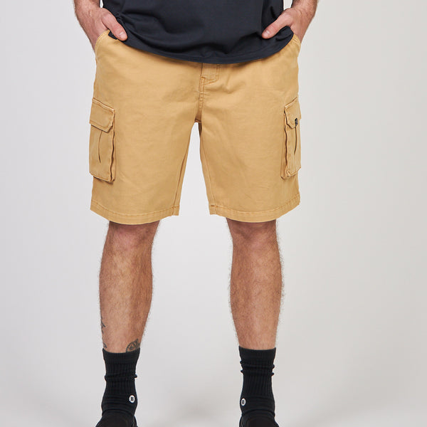 Short Beige Hombre Cargo