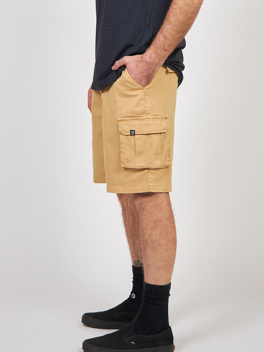 Short Beige Hombre Cargo