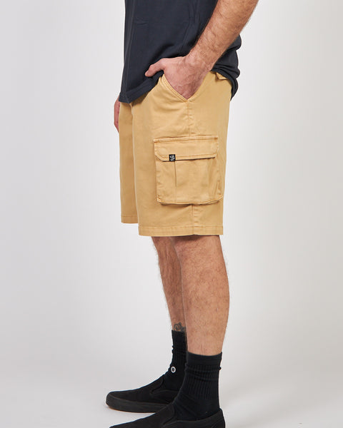 Short Beige Hombre Cargo