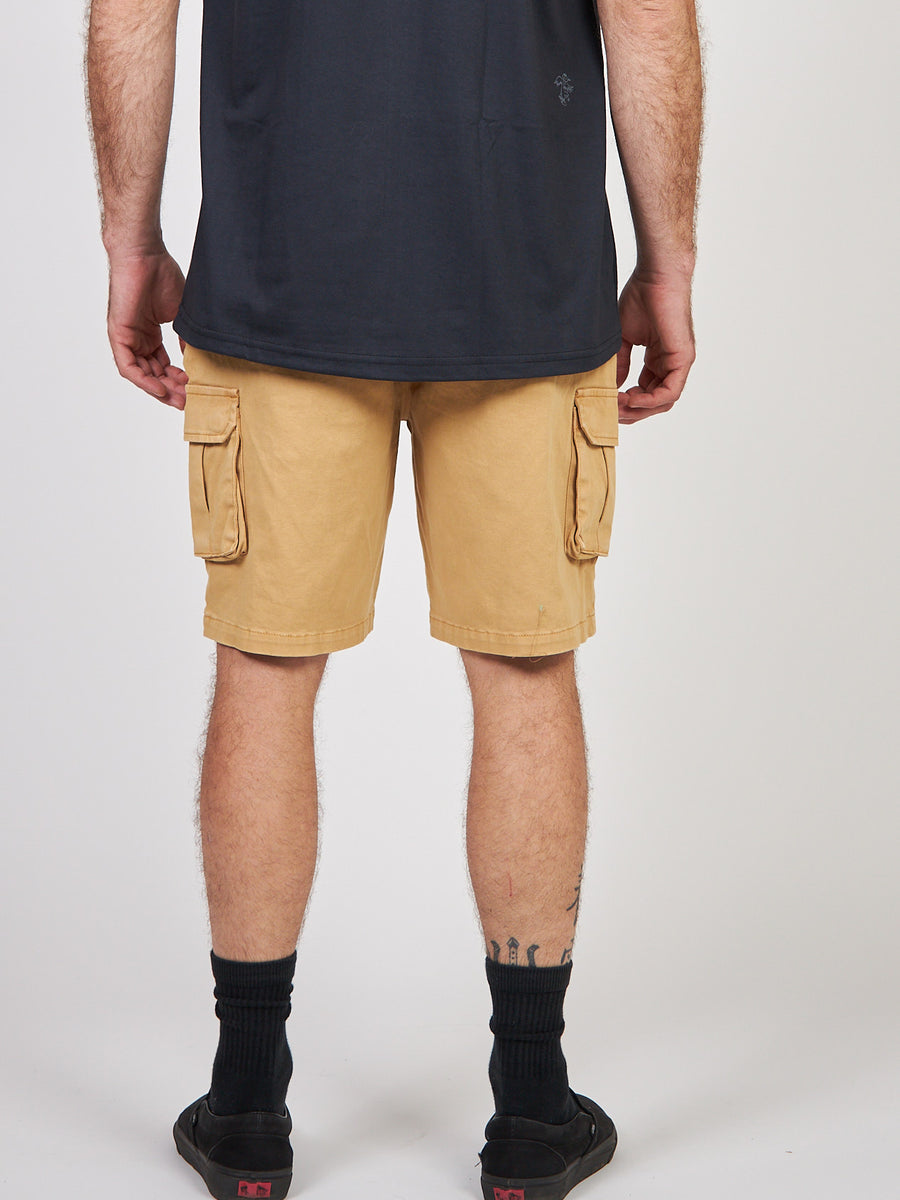 Short Beige Hombre Cargo