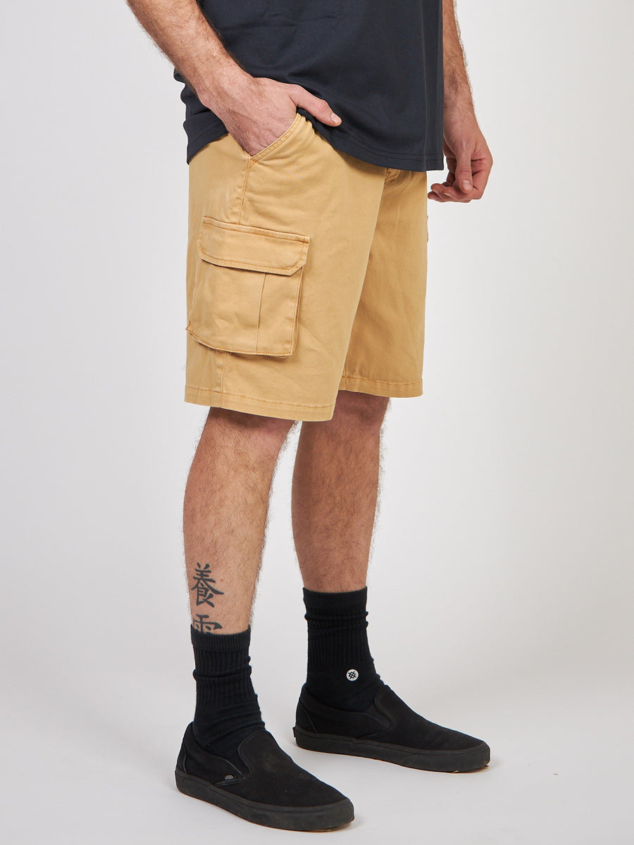 Short Beige Hombre Cargo