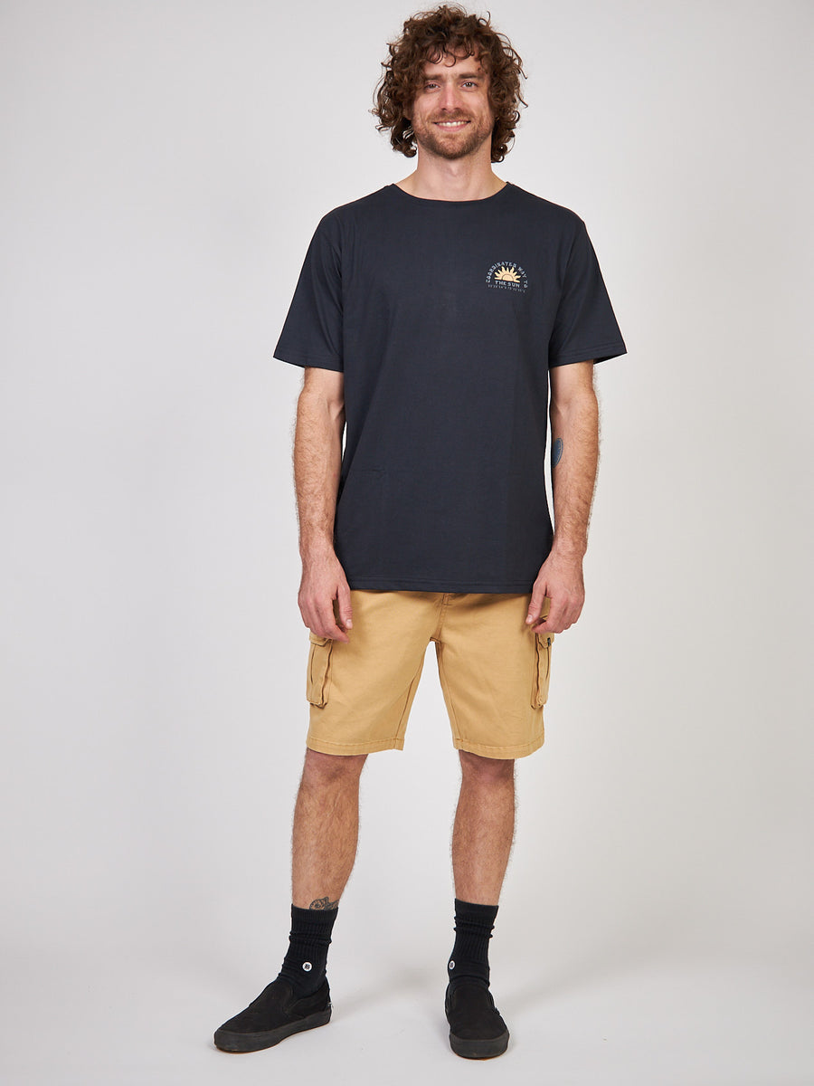 Short Beige Hombre Cargo
